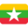 flag, Myanmar (Burma)